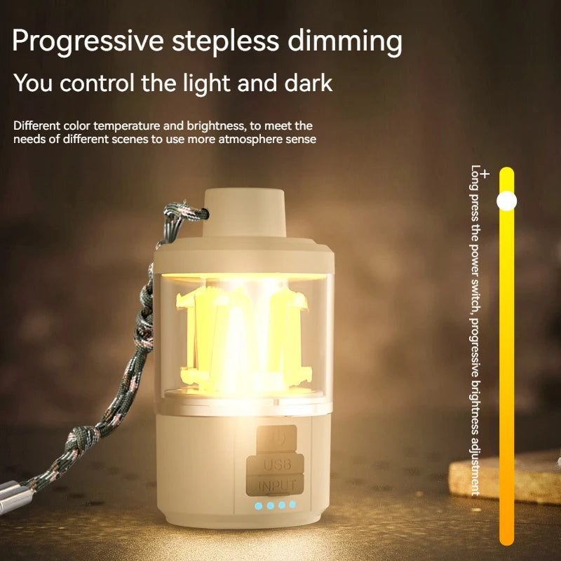 lampe de camping led rechargeable portable pour extérieur - vue 5 sur 6
