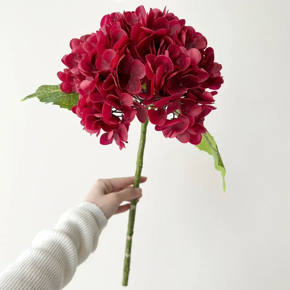 fleurs d'hortensia artificielles pour décoration mariage arrangement floral - vue 9 sur 17