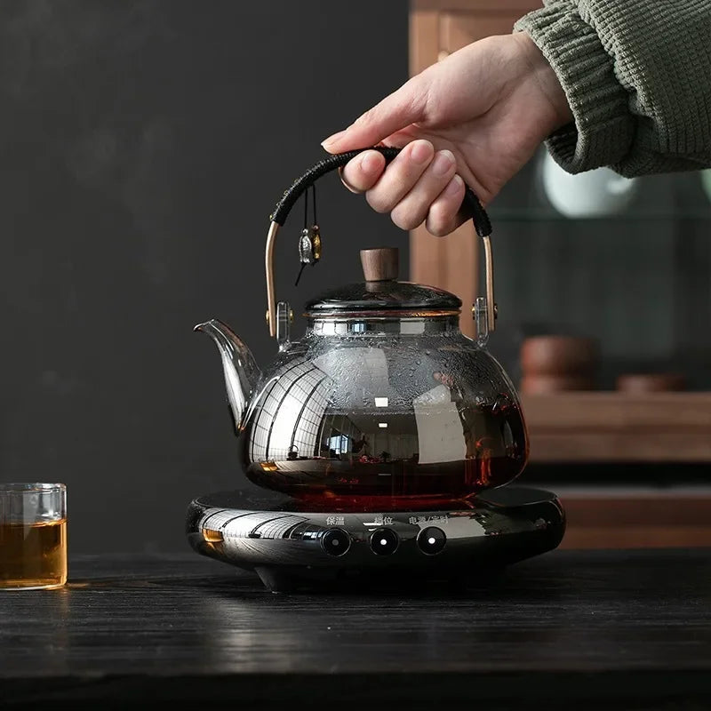 Bouilloire en verre resistante pour thé infusion moderne - vue 3 sur 6