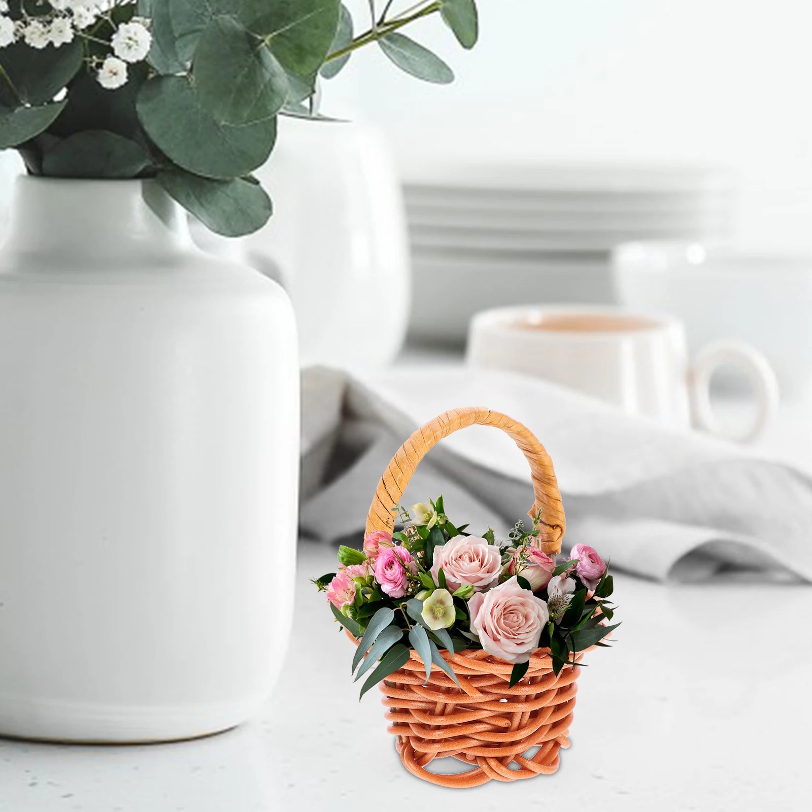 lot de 10 mini paniers tissés pour décorations et petits cadeaux - vue 9 sur 8