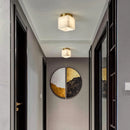 plafonnier marbre nordique intérieur cuisine allée hall escalier en laiton