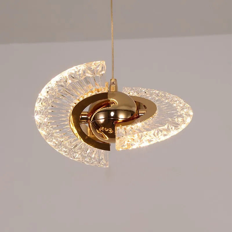 suspension à led pour escalier design créatif et rotatif - vue 11 sur 16