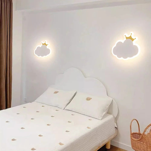 applique murale décorative en forme de nuage pour enfants - vue 5 sur 7