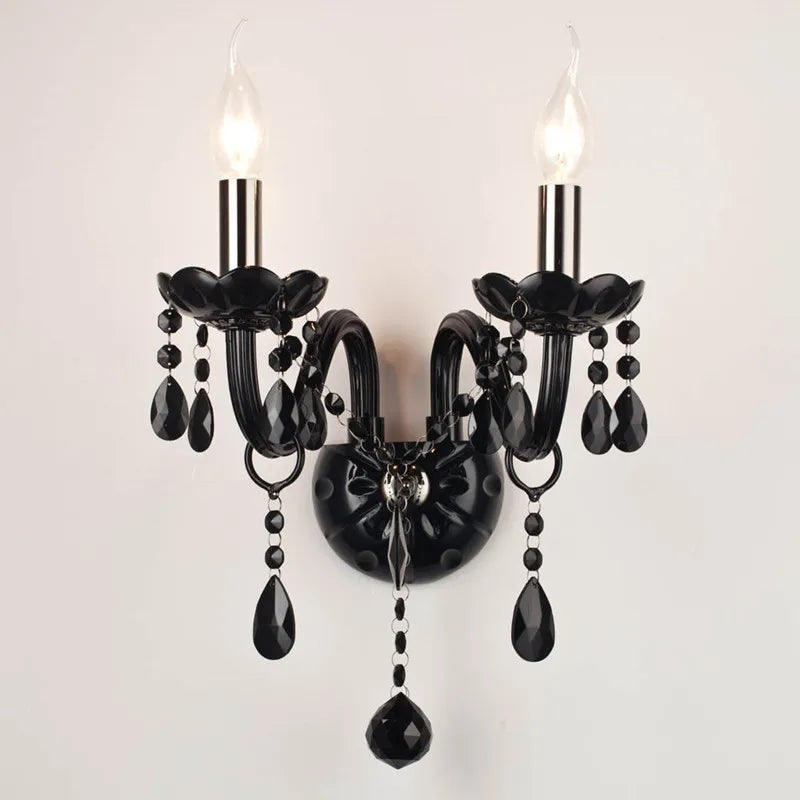 applique murale antique en cristal pour intérieur design élégant - vue 4 sur 10