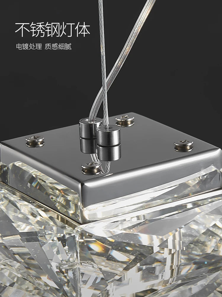 suspension en cristal décoratif de luxe pour intérieur - vue 4 sur 7