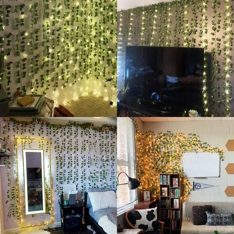guirlande de noël artificielle pour décoration intérieure et extérieure - vue 6 sur 11