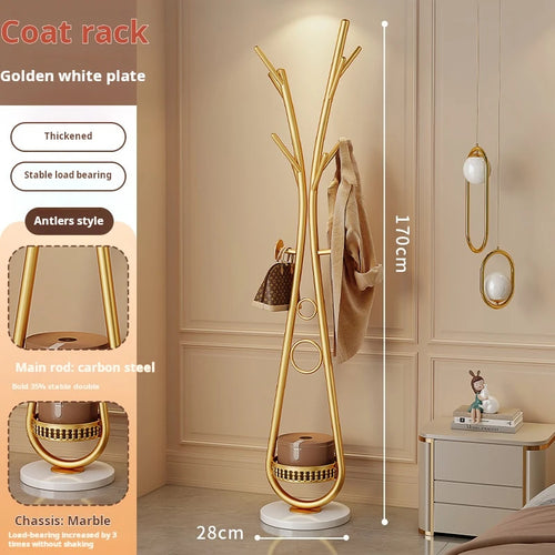 sac d'entrée porte-manteau sur pied organisateur de vêtements en angle