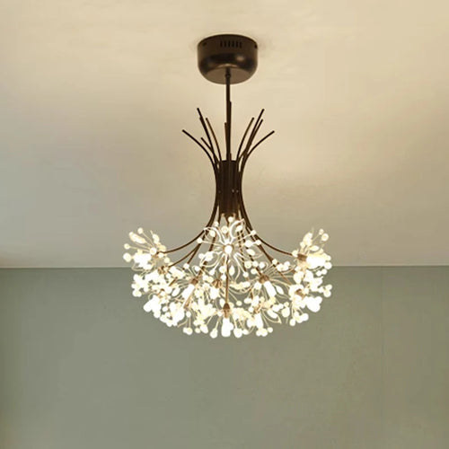 suspension décorative en forme de bouquet de cristal américain - vue 2 sur 8