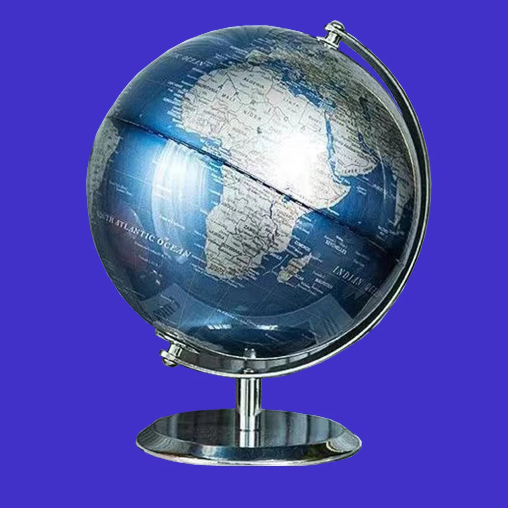 globe terrestre rétro pour l'éducation et la décoration des enfants - vue 6 sur 7
