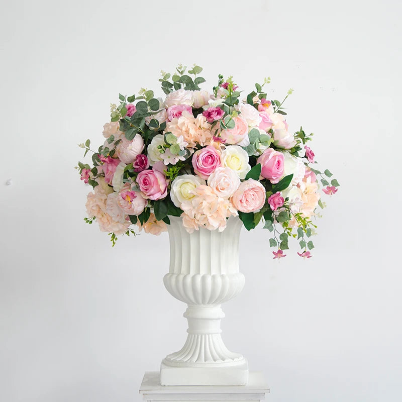 boules de fleurs artificielles en soie pour décoration de mariage et photo - vue 10 sur 22