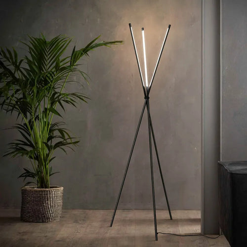 Lampadaire LED minimaliste et créatif en aluminium - vue 5 sur 8