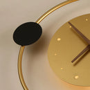 horloge murale led en fer acrylique design nordique élégant