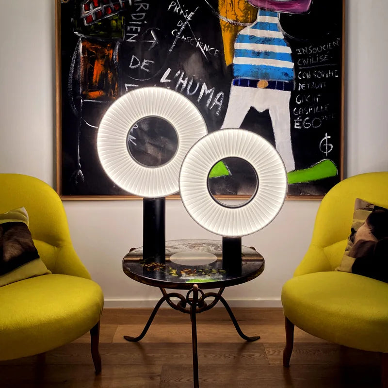 lampadaire nordique créatif led pour lecture et décoration intérieure - vue 4 sur 8