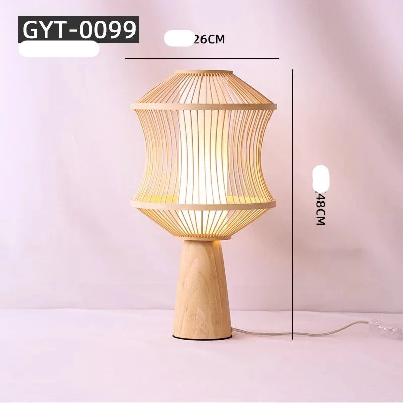 Lampe de Table japonaise Tatami Club Zen - vue 12 sur 13