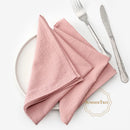 Serviette de table coton lavé style vintage 40cm