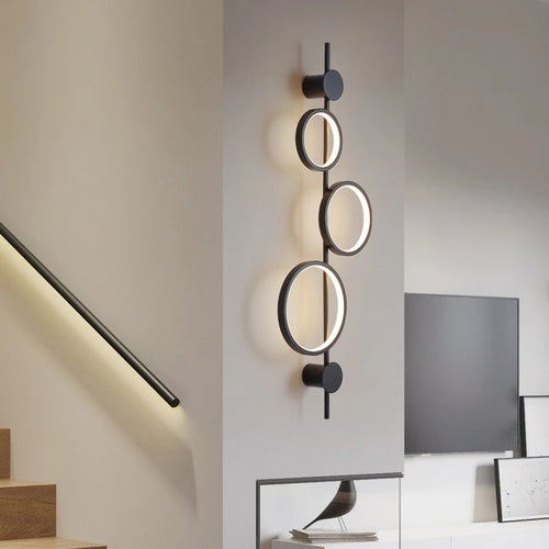 applique murale nordique à led design moderne pour décoration intérieure