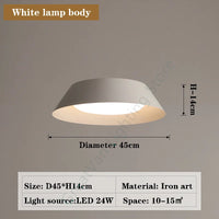 lustre led minimaliste moderne créatif bar rond suspension
