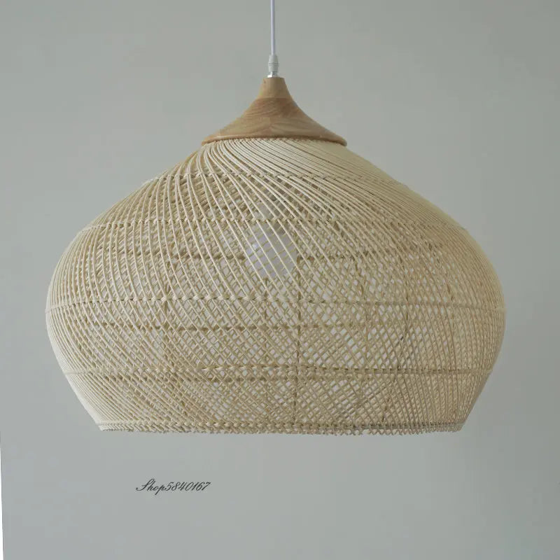 Suspension vintage d'Asie du Sud-Est Lampes en rotin de haute qualité Salle à manger Restaurant Cuisine Luminaires Loft Luminaires - vue 3 sur 27