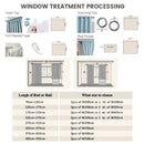 Rideau occultant moderne thermique pour salon et chambre
