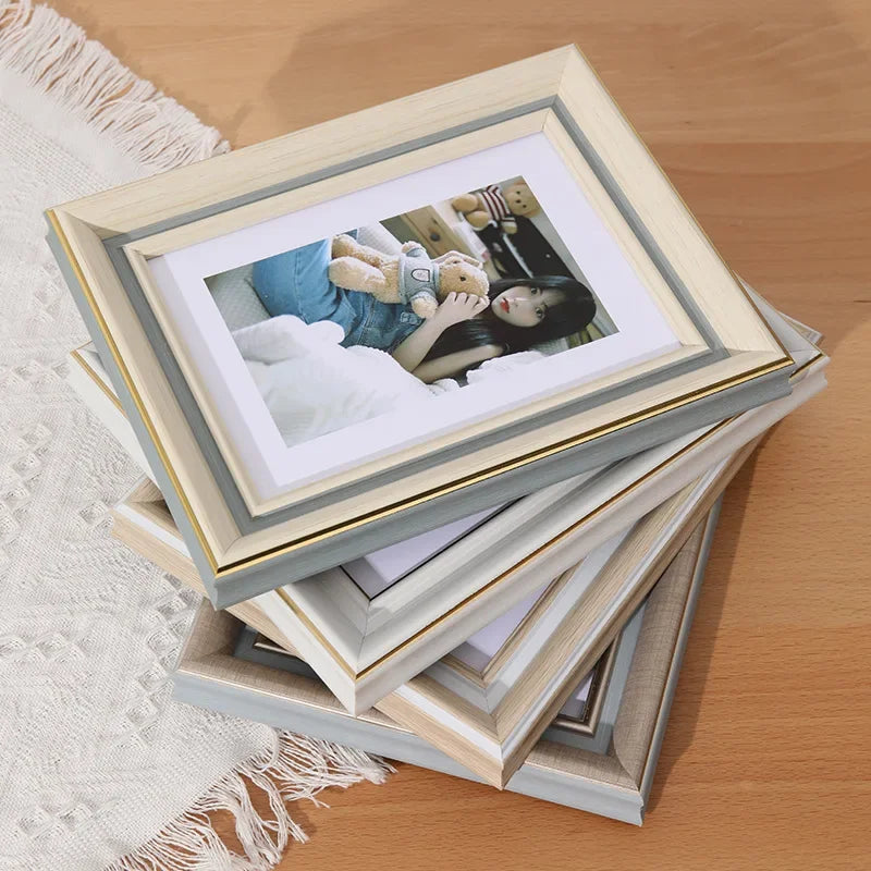 cadre photo en bois pour portraits de famille et souvenirs - vue 7 sur 10