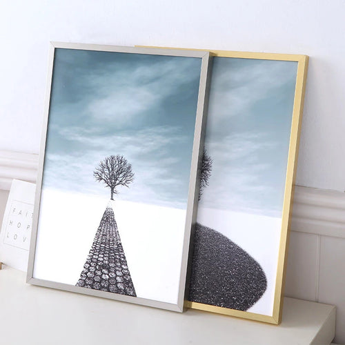cadres photo modernes en métal pour décoration intérieure et cadeaux - vue 3 sur 16