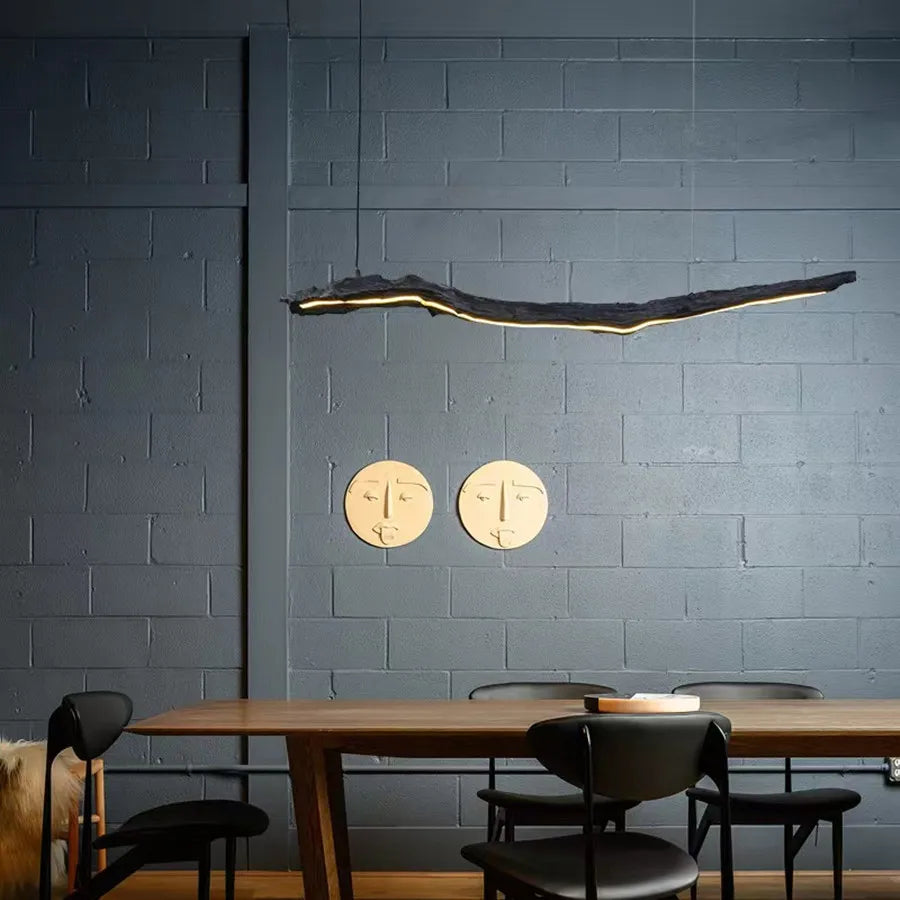 lustre wabi-sabi nordique led pour restaurant et café - vue 3 sur 8