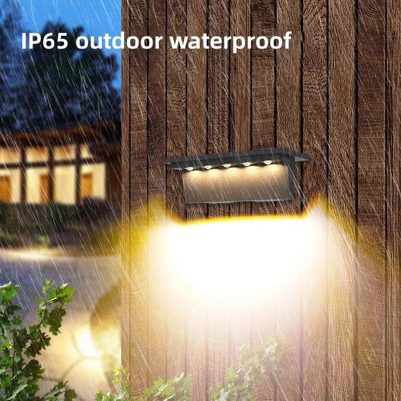 lot de 2 lampes solaires extérieures 5 led étanche intelligentes