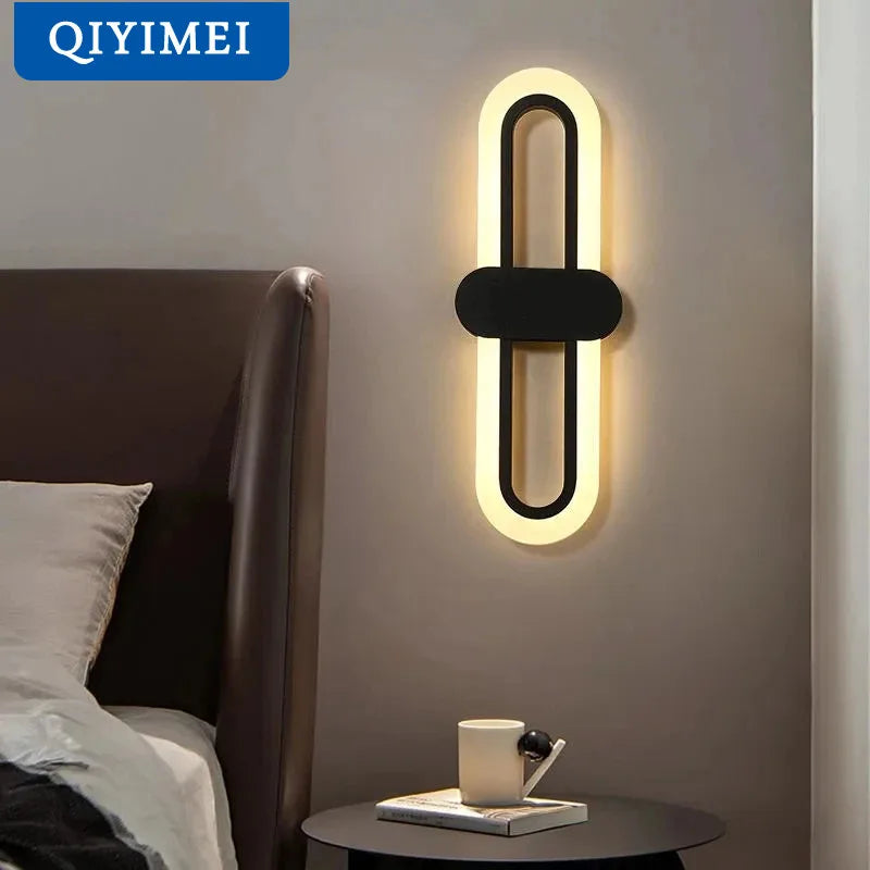 applique murale led pour décoration de maison acrylique