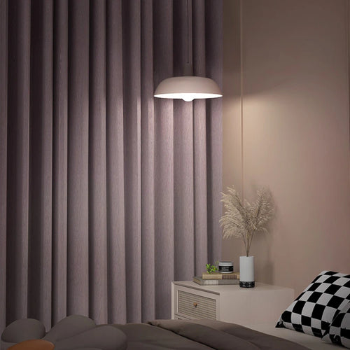 Rideau moderne occultant léger plissé pour salon chambre - vue 5 sur 18
