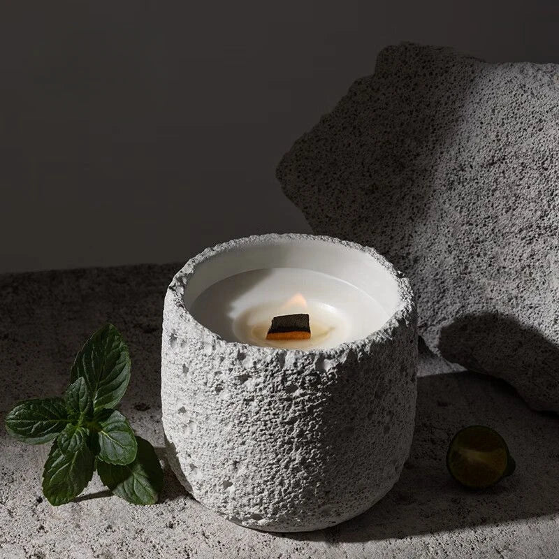 bougie parfumée volcanique française coffret cadeau décoration intérieure Noël - vue 5 sur 7