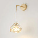 Modern nordic wall light with lampshade for bedroom and living room