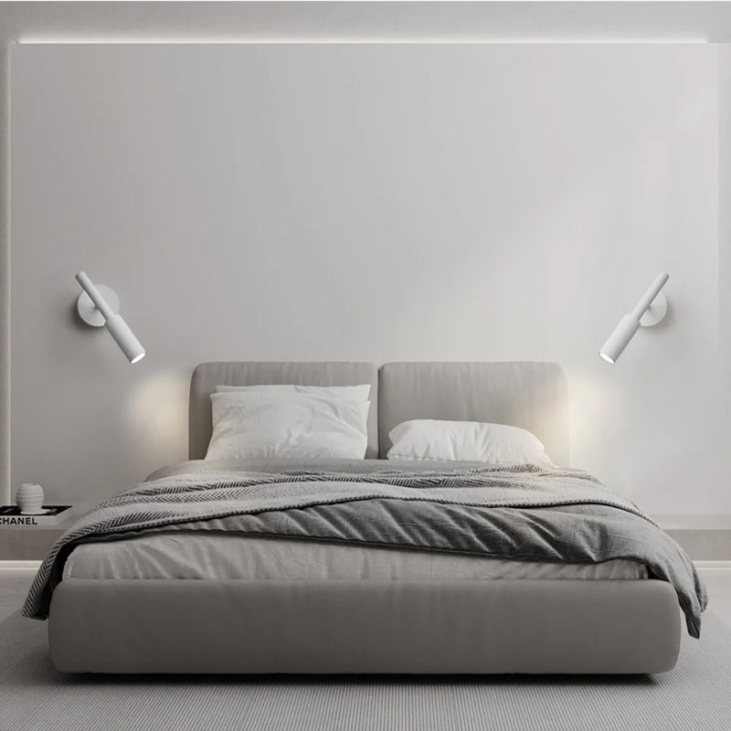 Applique murale LED lampe lampe de lecture pour chambre hôtel nuit livre lampe réglable Rotaion applique murale LED projecteur minimaliste