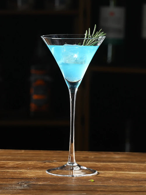 Ensemble 4 verres martini elegants en verre 130ml