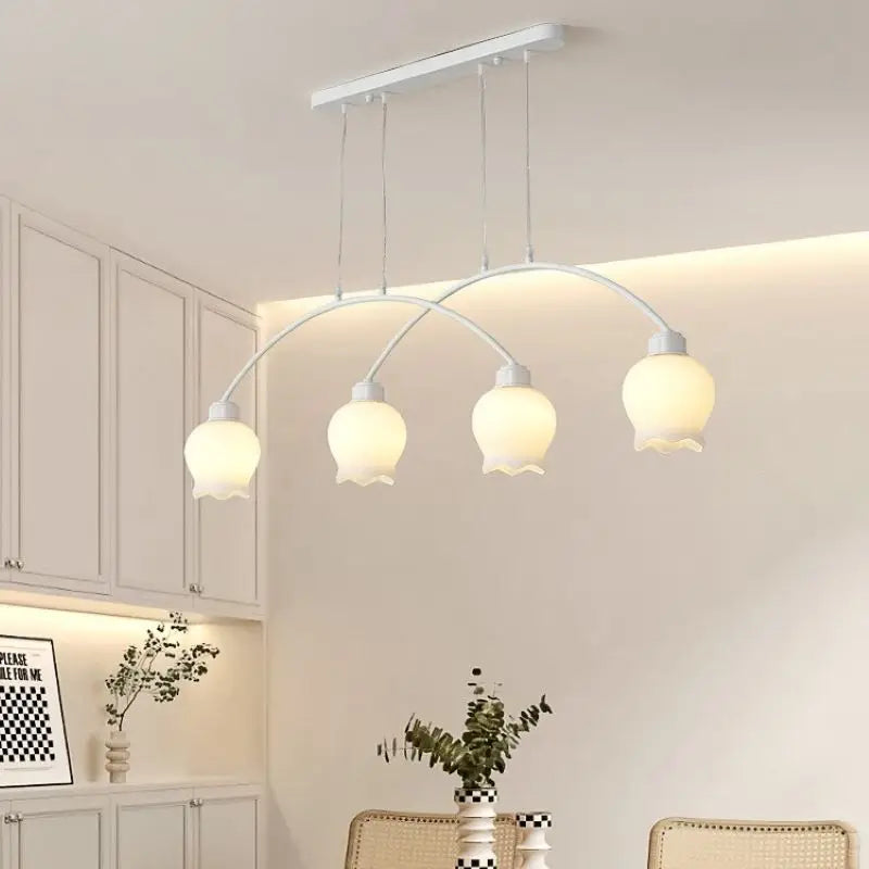 lustre moderne à LED pour éclairage intérieur élégant - vue 5 sur 11
