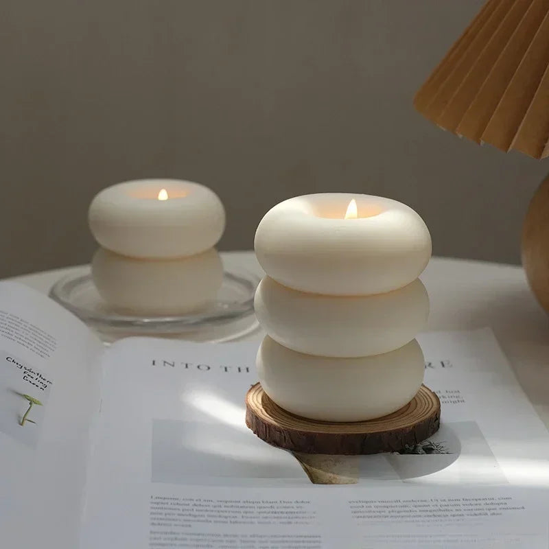 WHISKER | Donut Candles Vanilla Candle, Scented Candles, Aromatherapy Candle, Soy Wax Candle, Candle for Home, Bulk Wholesale