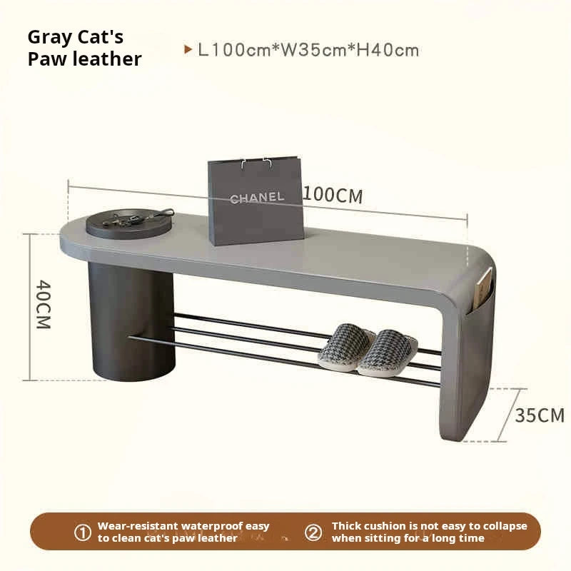 banc de rangement multifonction pour chaussures et autres objets - vue 10 sur 12