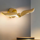 applique murale créative en forme de mouette pour décoration nordique