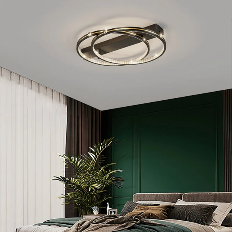 LED salon plafonnier moderne Intelligent chambre étude Restaurant lustre originalité intérieur décorer Luminaires - vue 5 sur 14