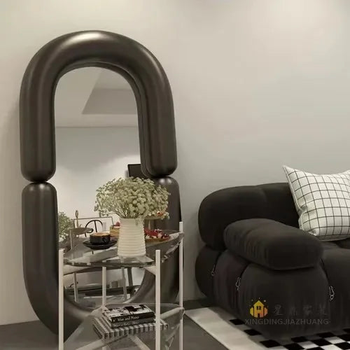 miroir mural ovale décoratif style nordique pour chambre - vue 11 sur 15