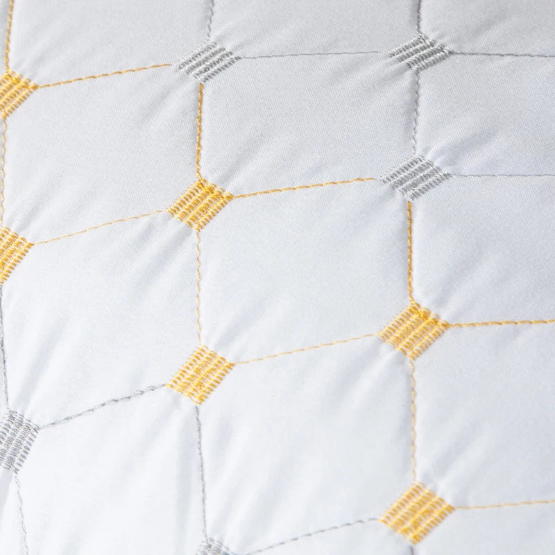 Full Sky Star Embroidered Fiber Pillow Core for Neck Protection, Quick Rebound, Not Easy to Deform, Not Collapsing - vue 5 sur 7