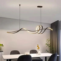 Elegant modern minimalist chandelier for interior decor