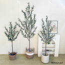 Realistic artificial olive tree for indoor and outdoor decoration