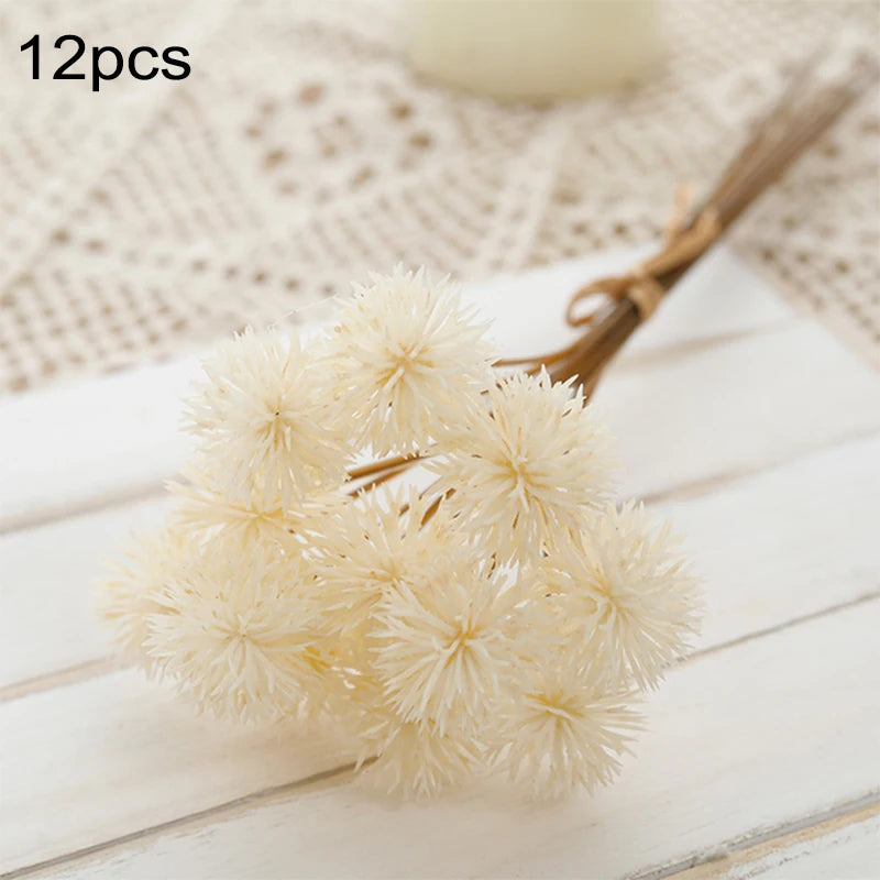 lot de boules de fleurs artificielles pour décoration et bricolage - vue 9 sur 9