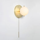 Light Luxury All Copper Wall Lamp, Post-modern Villa, Minimalist Living Room, Background Wall, Creative Bedroom, Bedside Lamp