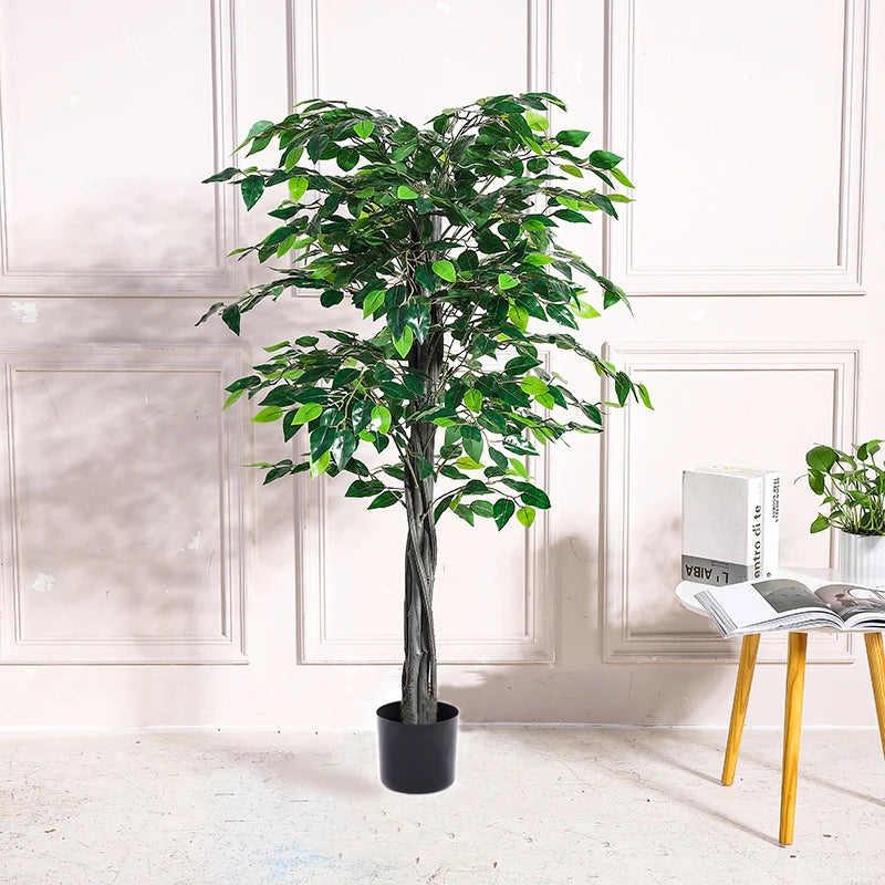 arbre de banyan artificiel en pot pour décoration intérieure et extérieure - vue 9 sur 8