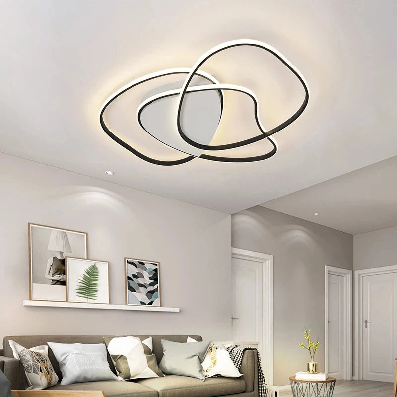plafonnier led moderne design créatif pour intérieur décoratif - vue 6 sur 10
