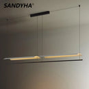 Modern minimalist designer chandelier for interior and decor