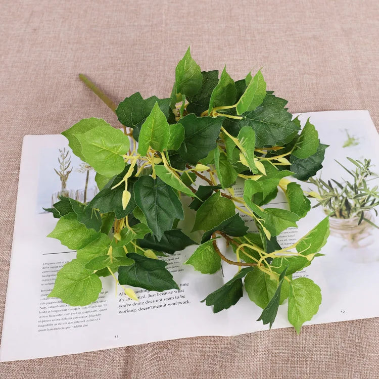 Plastic Artificial Plants For Home Decor, Faux Plants Artificial Wall Grass Jungle Party Supplies Greenery Garden Decoration - vue 10 sur 12