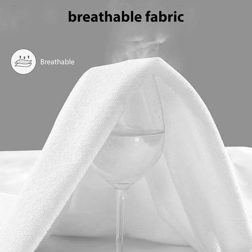 Fitted Sheet with Elastic Bands Non Slip Mattress Covers Waterproof for Single Double King Queen Bed,90/100/140/160/180/200cm - vue 4 sur 7