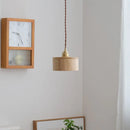 suspension LED en bois au design nordique moderne